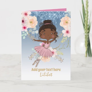 Melanin Princess Birthday Cards for all Ages