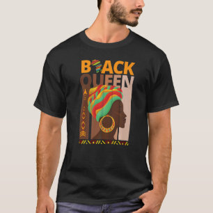 Melanin Queen African American Strong Black Natura T-Shirt