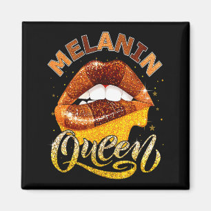 Melanin Queen African Woman Black History Month Pr Magnet