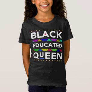 Melanin Queen - Black History Month African Dashik T-Shirt