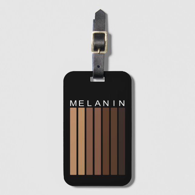 Melanin Shades Grocery Bag Luggage Tag (Front Vertical)
