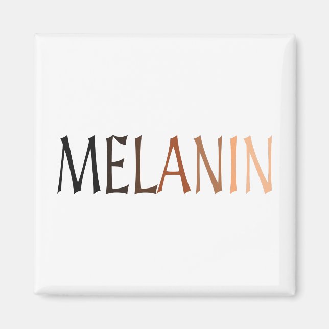 MELANIN Shades of Black Magnet (Front)