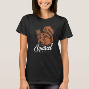 Melanin Squirrel Black History Month BLM Animals W T-Shirt