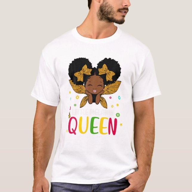 Melanin T Shirt for Birthday (Front)