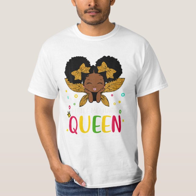 Melanin T Shirt for Birthday (Front)