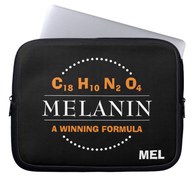 MELANIN Winning Formula Monogram Laptop Sleeve (Front)