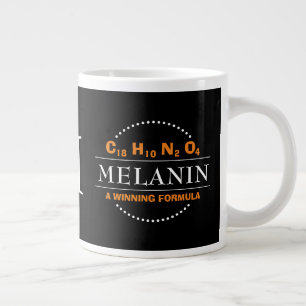 MELANIN Winning Formula Monogram Large Coffee Mug