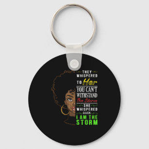 Melanin Women African American Pride Black History Key Ring