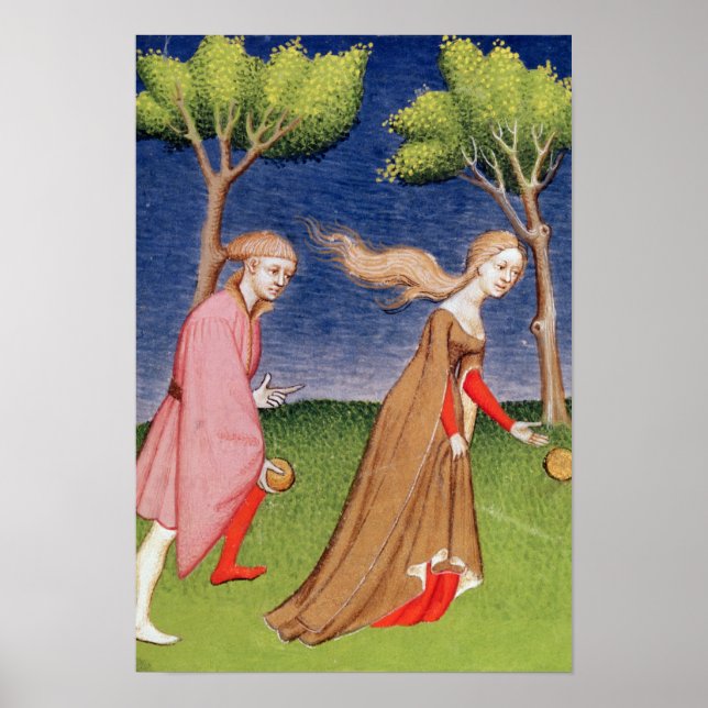 Melanion races against Atalanta Poster (Front)