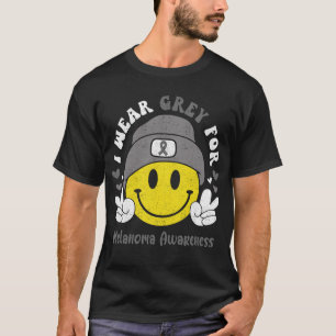 Melanoma Awareness Ribbon Support Gifts T-Shirt