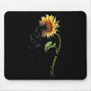 Melanoma Awareness Sunflower Shirt Mouse Mat