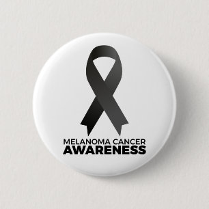 Melanoma Cancer Awareness 6 Cm Round Badge