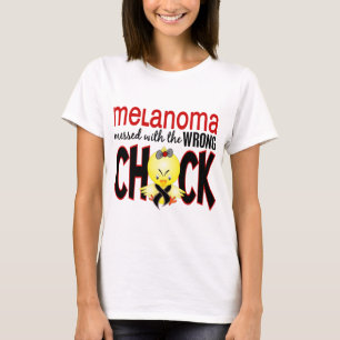 Melanoma Messed With The Wrong Chick T-Shirt