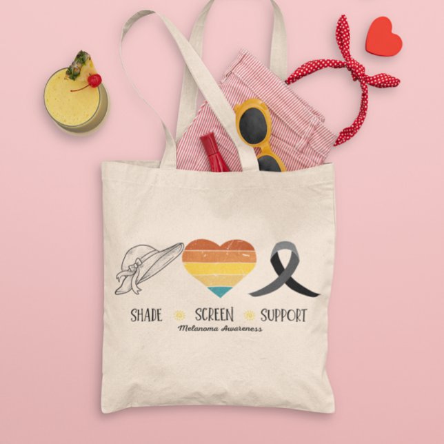 Melanoma Skin Cancer Awareness Beach Bag Shopping  (Creator Uploaded)