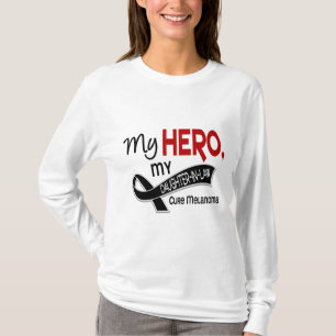 Melanoma Skin Cancer MY HERO MY DAUGHTER-IN-LAW 42 T-Shirt