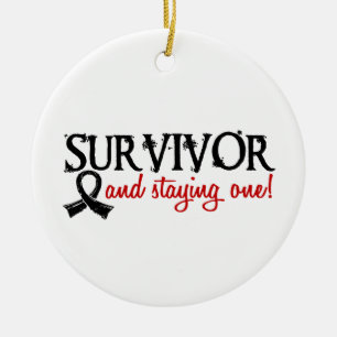 Melanoma Survivor 18 Ceramic Tree Decoration