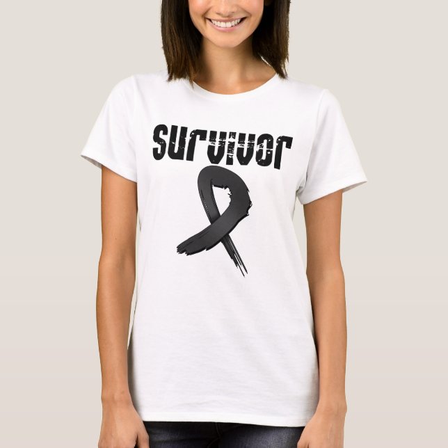 Melanoma SURVIVOR T-Shirt (Front)