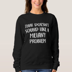 MELANY Personalised Cute Flower Girls MELANY Name Sweatshirt