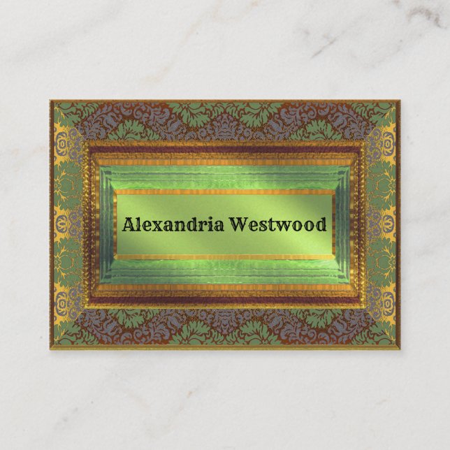 MeLarks Elegant Chic Classic Professional Business Card (Front)