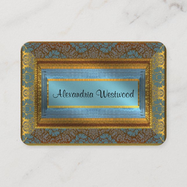 MeLarks Elegant IV Victorian Business Card (Front)