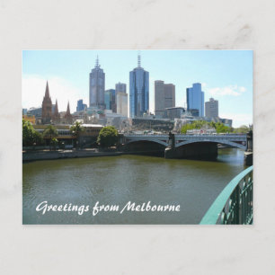 melb city postcard