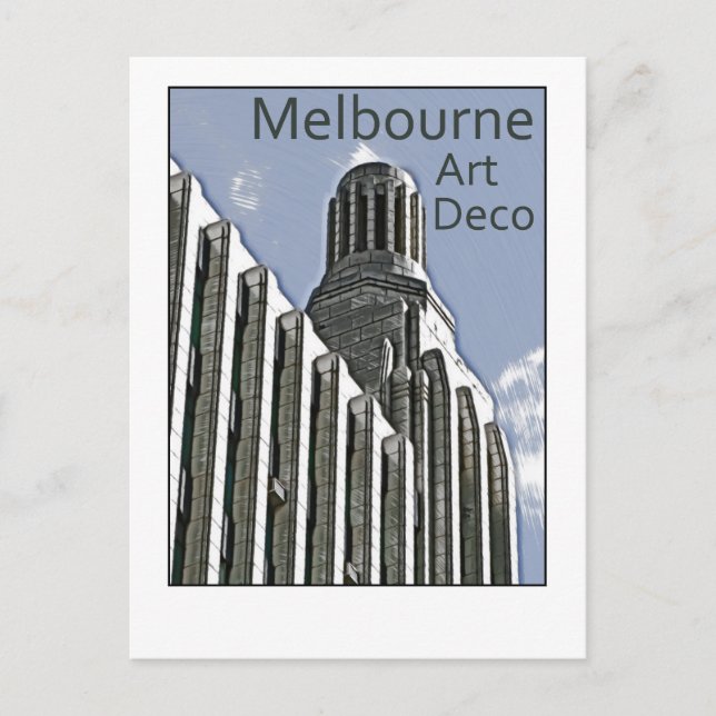 Melbourne Art Deco - Century Building Postcard (Front)