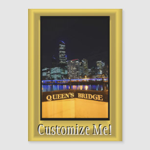 Melbourne Australia CBD Night Lights