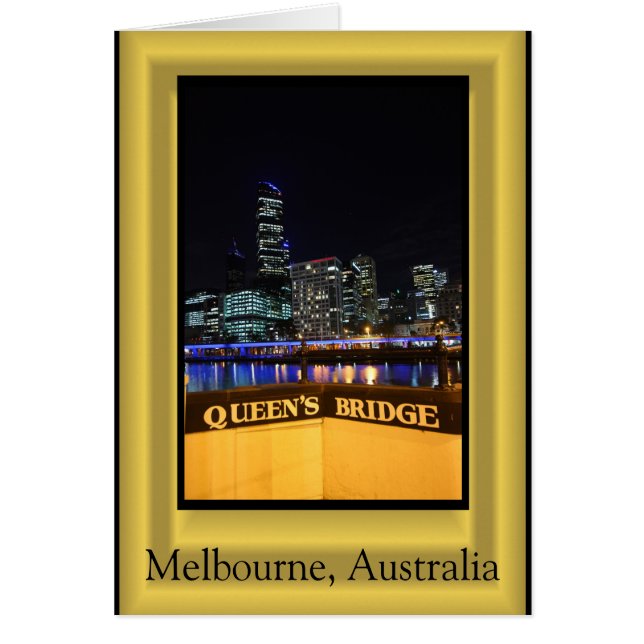 Melbourne Australia CBD Night Lights (Front)