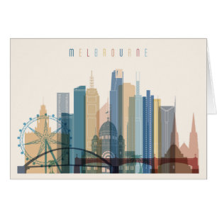 Melbourne, Australia City Skyline