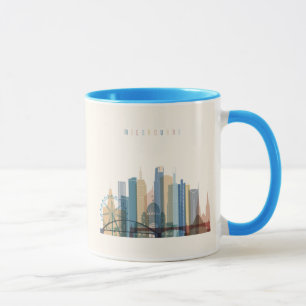 Melbourne, Australia   City Skyline Mug