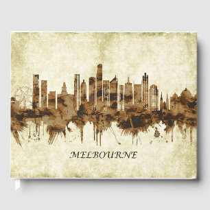 Melbourne Australia Cityscape Guest Book