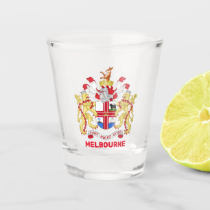 Melbourne, Australia - coat of arms Shot Glass