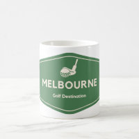 Melbourne Australia - Golf Course Destination Logo