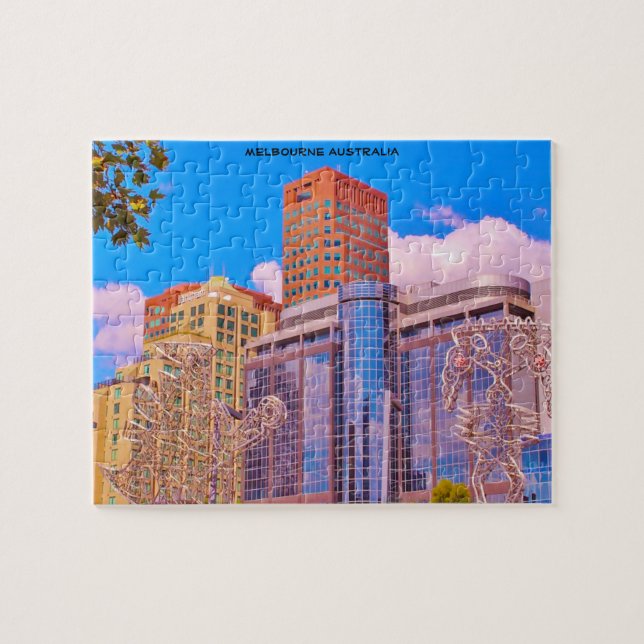 Melbourne Australia Jigsaw Puzzle (Horizontal)