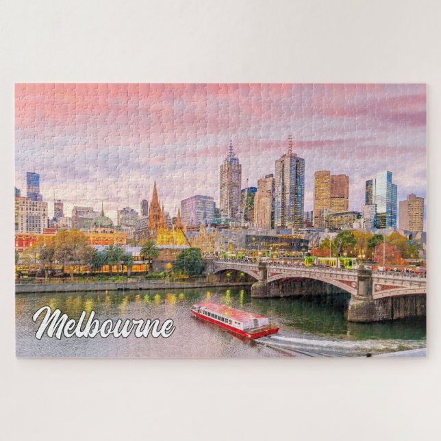 Melbourne, Australia Jigsaw Puzzle (Horizontal)