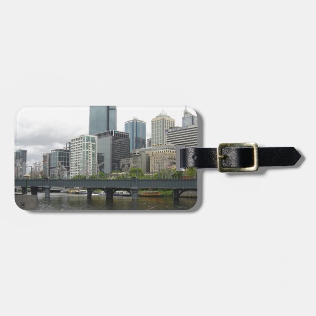 Melbourne Australia Luggage Tag (Front Horizontal)