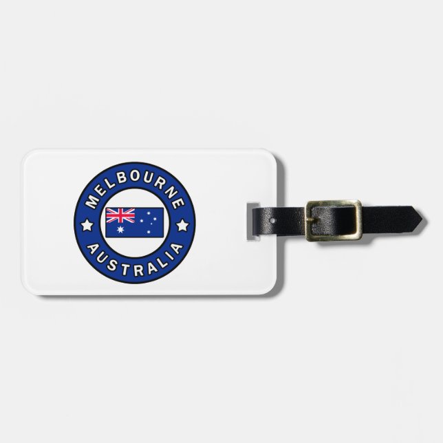 Melbourne Australia Luggage Tag (Front Horizontal)