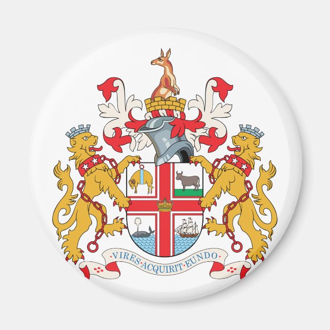 melbourne, Australia Magnet (Front)