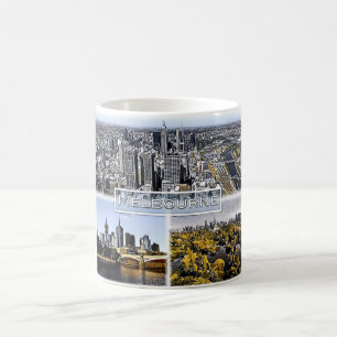 Melbourne - Australia - Mosaic - Coffee Mug