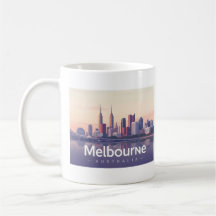 Melbourne Australia Pastel Travel Design
