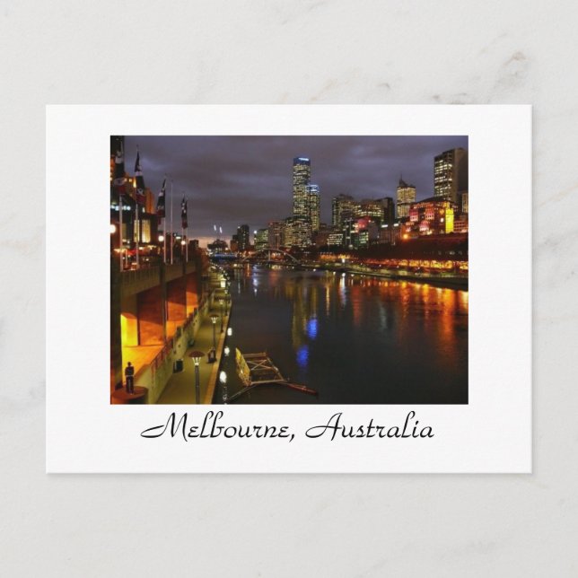 Melbourne, Australia Postcard (Front)