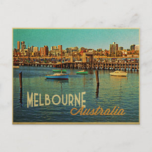 Melbourne Australia Postcard