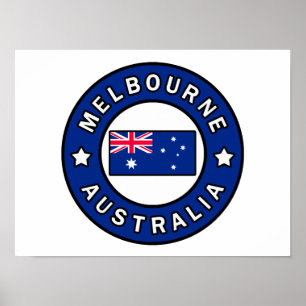 Melbourne Australia Poster