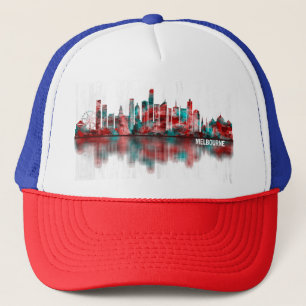 Melbourne Australia Skyline Trucker Hat