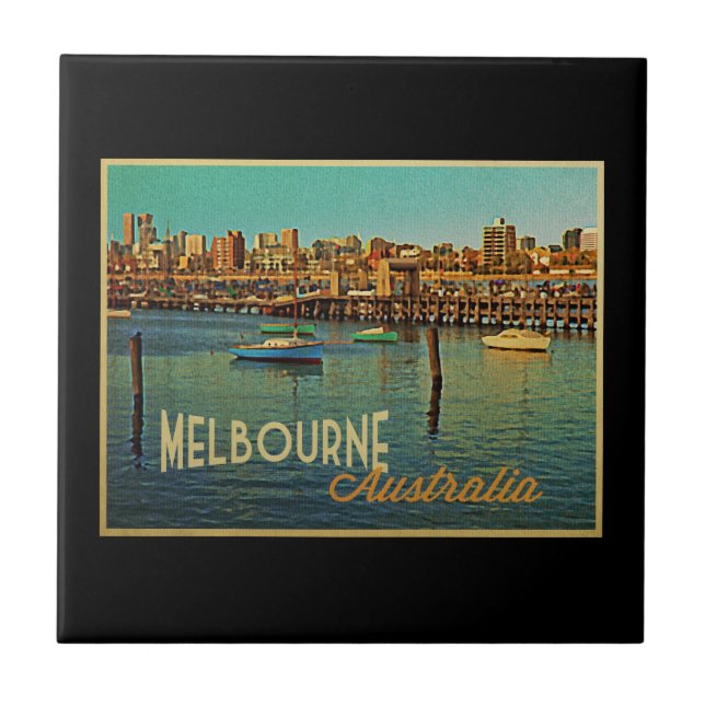 Melbourne Australia Tile (Front)