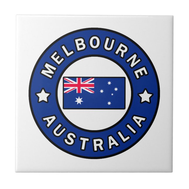 Melbourne Australia Tile (Front)