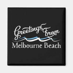 Melbourne Beach Water Waves Magnet
