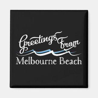 Melbourne Beach Water Waves Magnet