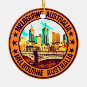 Melbourne                                          ceramic tree decoration