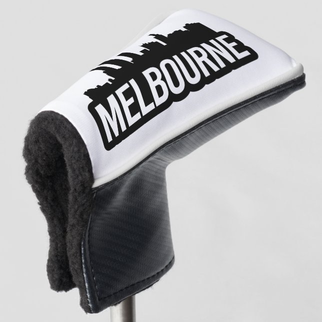 Melbourne city Australia Victoria skyline souvenir Golf Head Cover (3/4 Front)